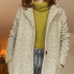 Grey Spring Jacket Trench Coat